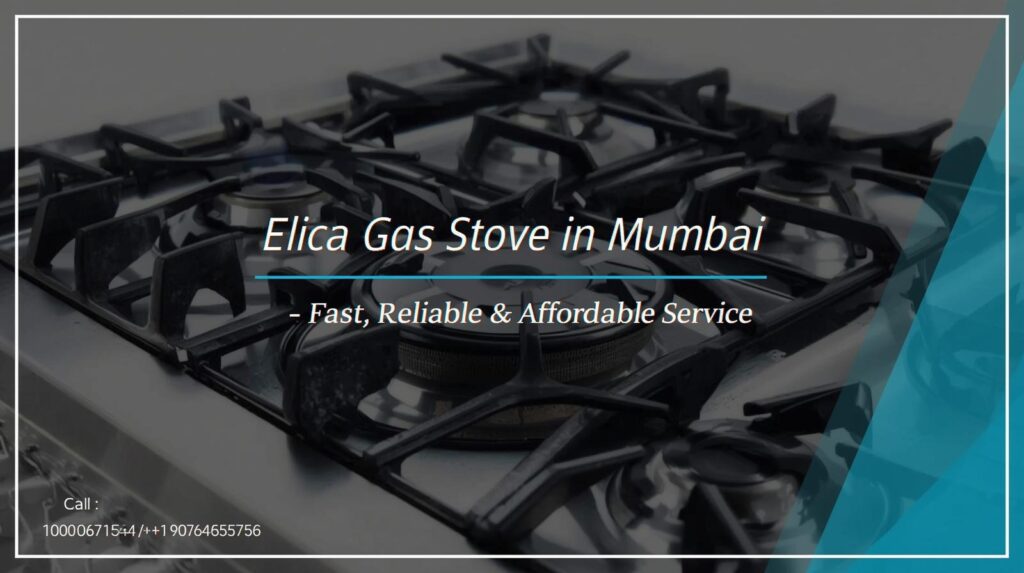 Elica gas stove repair in Mumbai by Universal Service with professional technician fixing burners and ignition system.