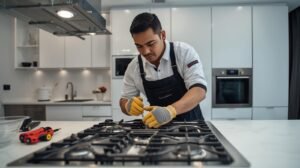 Technician providing gas stove repair in Andheri