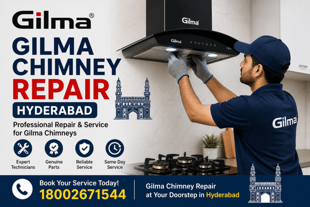 gilma chimney repair hyderabad technician doorstep service