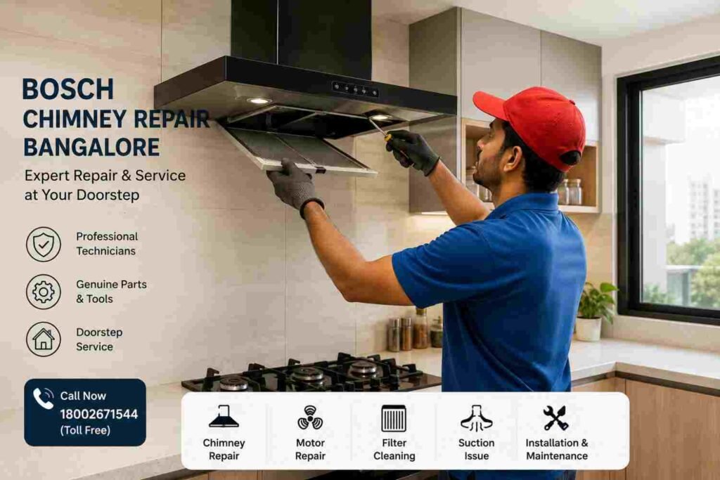 Bosch chimney repair service centre in Bangalore
